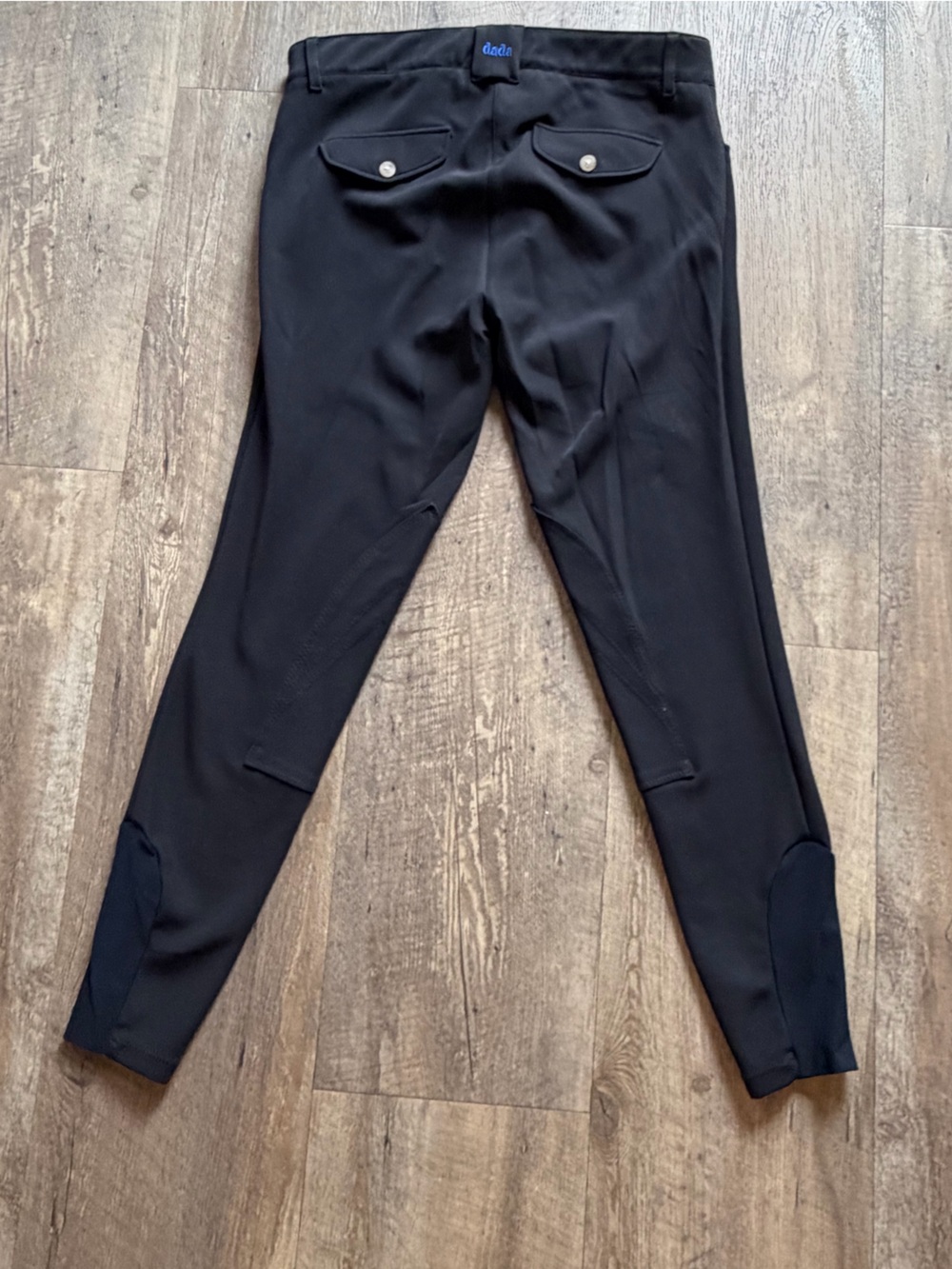 Dada Sport Giovani Winter Fleece Lined Riding Pants Black Size 42